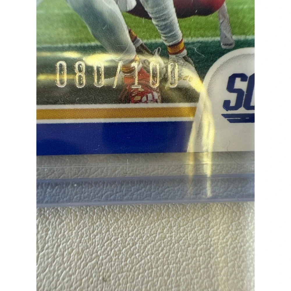 2023 Panini Score Celebration Showcase Travis Kelce 20/100 Kansas City Chiefs #1